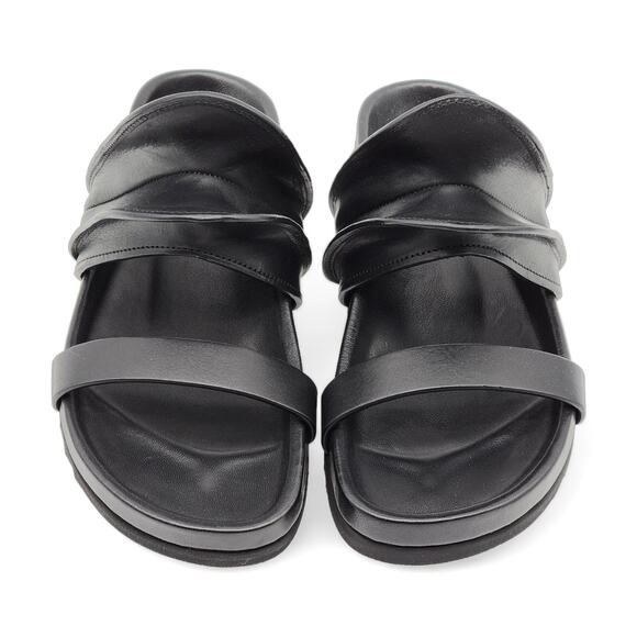 Rick Owens Brancusi Granola Leather Slide Sandals EU 36 US 6 - New $1180 - Picture 3 of 6